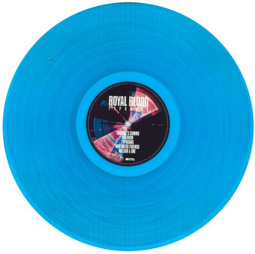 Royal Blood Typhoons - Translucent Blue Vinyl vinyl LP album (LP record) UK R-8LPTY800749