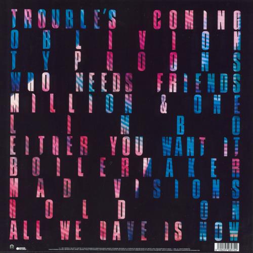 Royal Blood Typhoons - Translucent Blue Vinyl vinyl LP album (LP record) UK R-8LPTY800749