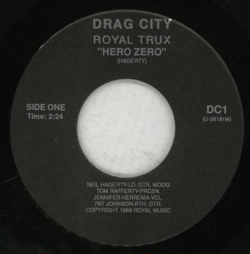 Royal Trux Hero Zero 7" vinyl single (7 inch record / 45) US RYX07HE442298