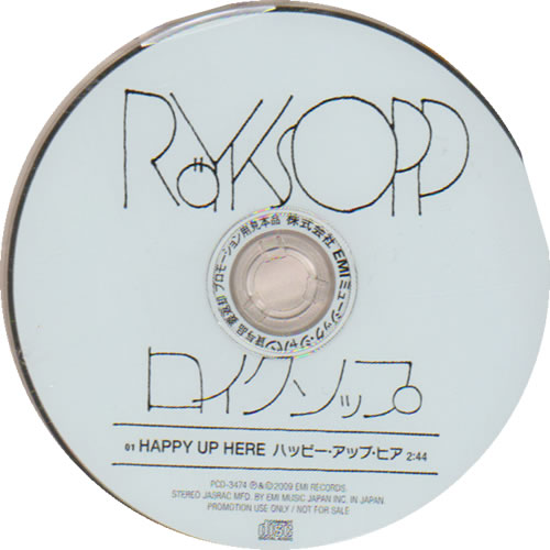 Royksopp Happy Up Here CD single (CD5 / 5") Japanese YKSC5HA638339