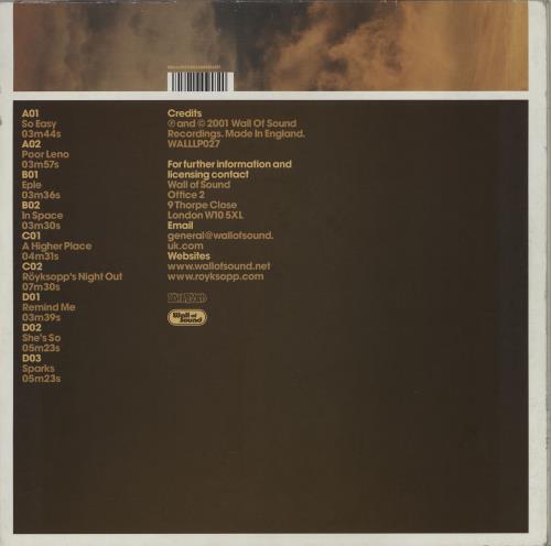 Royksopp Melody A.M. - VG 2-LP vinyl record set (Double LP Album) UK YKS2LME757761