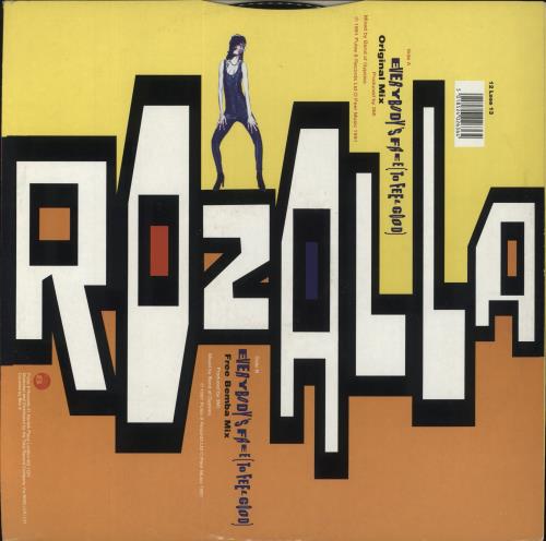 Rozalla Everybody's Free To Feel Good 12" vinyl single (12 inch record / Maxi-single) UK ROZ12EV192081