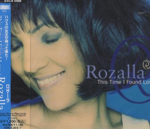 Rozalla This Time I Found Love CD single (CD5 / 5") Japanese ROZC5TH276066