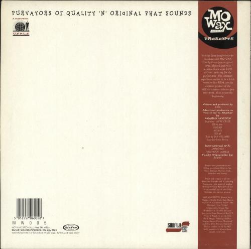 RPM (Mo Wax) Food Of My De-Rhythm EP 12" vinyl single (12 inch record / Maxi-single) UK ZP612FO715790