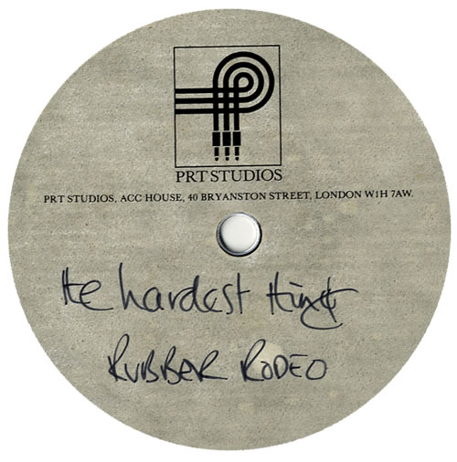 Rubber Rodeo The Hardest Thing acetate UK R4KATTH576609