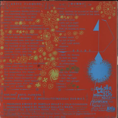 Rubella Ballet Artic Flowers 12" vinyl single (12 inch record / Maxi-single) UK R.B12AR801305