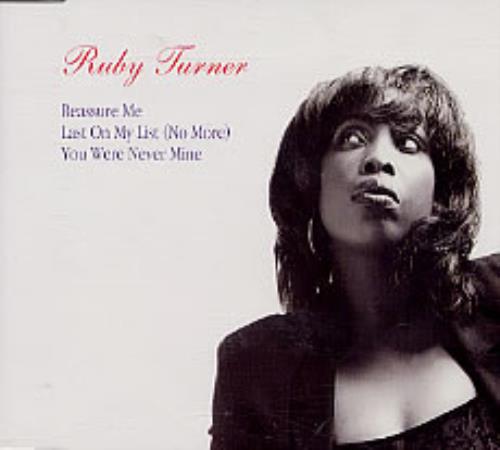 Ruby Turner Reassure Me CD single (CD5 / 5") UK RUBC5RE217769