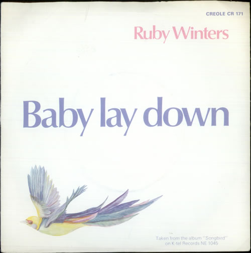 Ruby Winters Baby Lay Down 7" vinyl single (7 inch record / 45) UK RU-07BA520610
