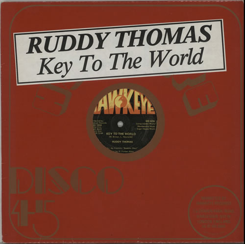 Ruddy Thomas Key To The World 12" vinyl single (12 inch record / Maxi-single) UK R9E12KE630607