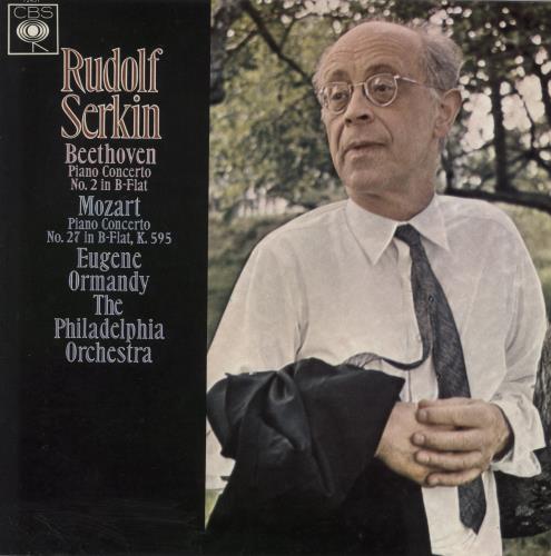 Rudolf Serkin Beethoven: Piano Concerto No. 2 In B-Flat / Mozart: Piano Concerto No. 27 In B-Flat, K. 595 vinyl LP album (LP record) UK R2QLPBE867526