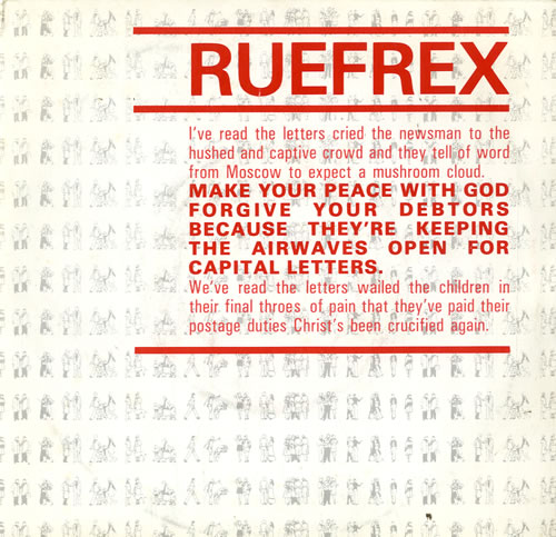 Ruefrex Capital Letters 7" vinyl single (7 inch record / 45) UK RF607CA595350