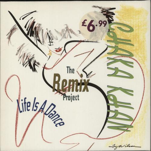 Rufus & Chaka Khan Life Is A Dance - The Remix Project - Price Sticker 2-LP vinyl record set (Double LP Album) UK KHA2LLI868287