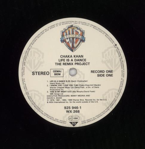 Rufus & Chaka Khan Life Is A Dance - The Remix Project - Price Sticker 2-LP vinyl record set (Double LP Album) UK KHA2LLI868287