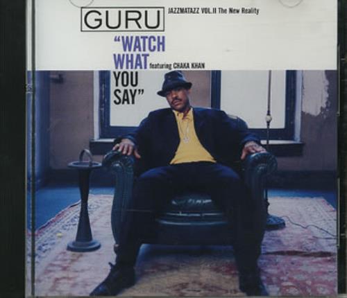 Rufus & Chaka Khan Watch What You Say CD single (CD5 / 5") US KHAC5WA357822