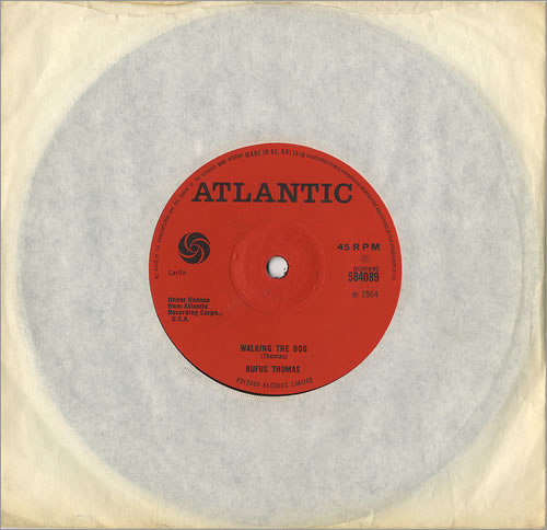 Rufus Thomas Walking The Dog 7" vinyl single (7 inch record / 45) UK RFT07WA491504