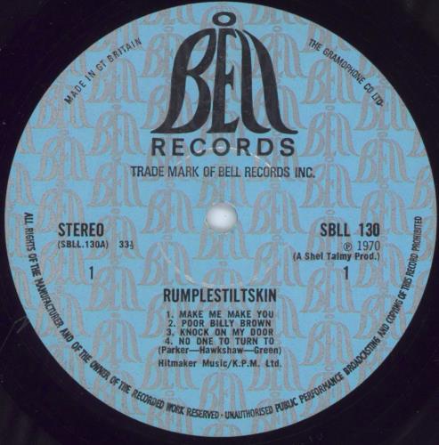 Rumplestiltskin Rumplestiltskin vinyl LP album (LP record) UK KLTLPRU806914