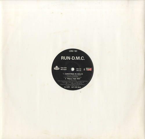 Run DMC Christmas In Hollis 12" vinyl single (12 inch record / Maxi-single) UK RMC12CH469979