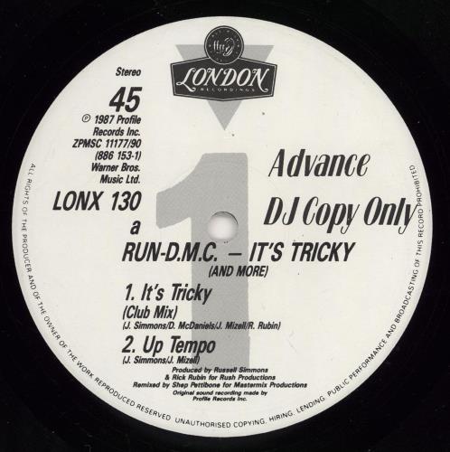 Run DMC It's Tricky (And More) 12" vinyl single (12 inch record / Maxi-single) UK RMC12IT51794
