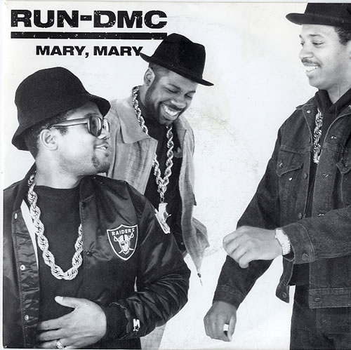 Run DMC Mary, Mary 7" vinyl single (7 inch record / 45) UK RMC07MA627811
