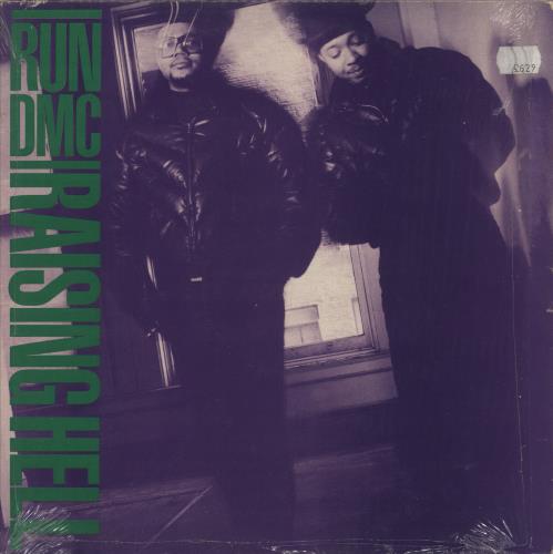 Run DMC Raising Hell - Purple tint sleeve - Shrink vinyl LP album (LP record) UK RMCLPRA877944