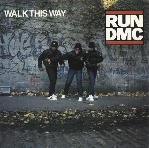 Run DMC Walk This Way - Wide Centre 7" vinyl single (7 inch record / 45) UK RMC07WA718393