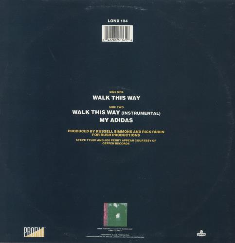 Run DMC Walk This Way 12" vinyl single (12 inch record / Maxi-single) UK RMC12WA680760