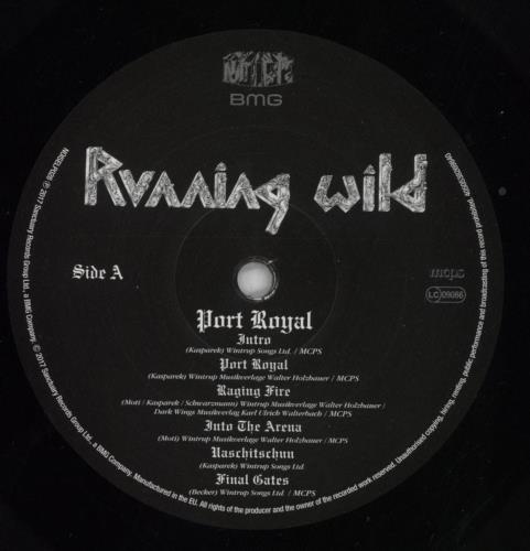 Running Wild Port Royal vinyl LP album (LP record) UK R56LPPO826752