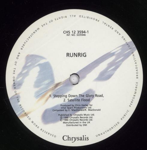 Runrig Capture The Heart 12" vinyl single (12 inch record / Maxi-single) UK RUN12CA32785