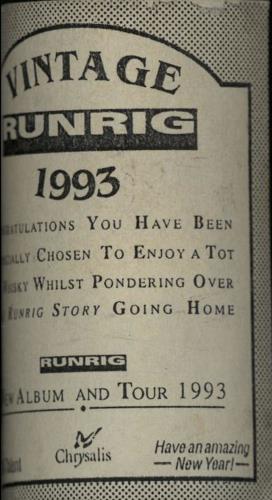 Runrig Vintage Runrig memorabilia UK RUNMMVI126779