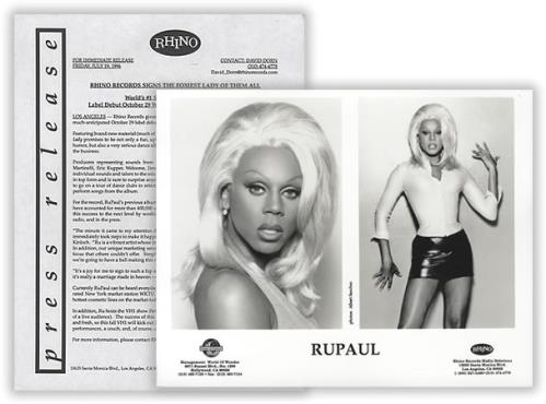 RuPaul Foxy Lady media press pack US RUPPPFO400926