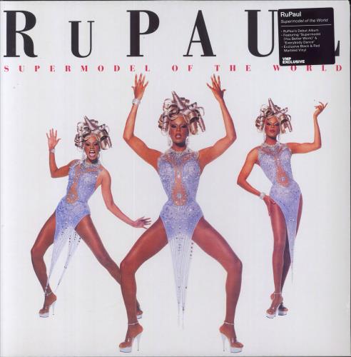 RuPaul Supermodel Of The World - Black & Red Vinyl + Numbered - Sealed vinyl LP album (LP record) US RUPLPSU827661