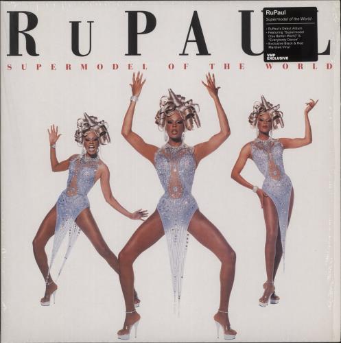 RuPaul Supermodel Of The World vinyl LP album (LP record) US RUPLPSU882090