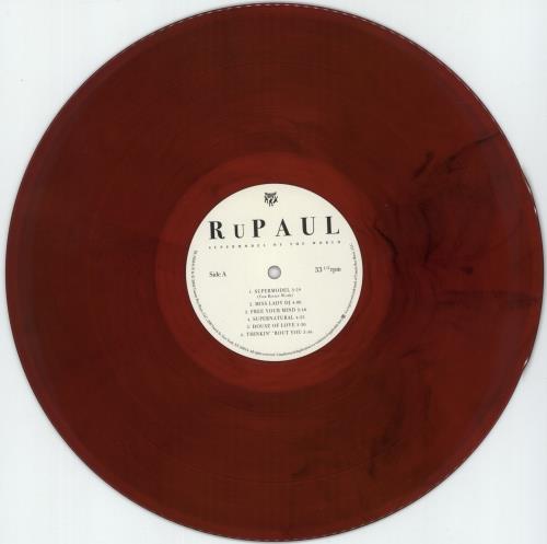 RuPaul Supermodel Of The World vinyl LP album (LP record) US RUPLPSU882090