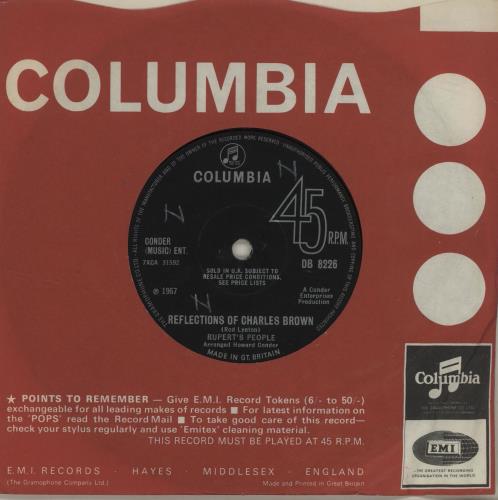 Rupert's People Reflections Of Charles Brown - WOL 7" vinyl single (7 inch record / 45) UK RJ507RE685570