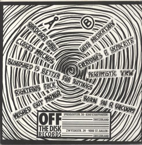 Rupture Righteous Fuck 7" vinyl single (7 inch record / 45) Swiss 6ZR07RI835068