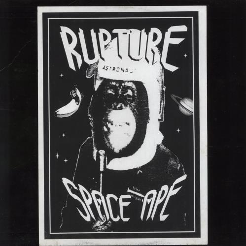 Rupture Space Ape - Clear with Black Smudge Vinyl vinyl LP album (LP record) Dutch 6ZRLPSP835385