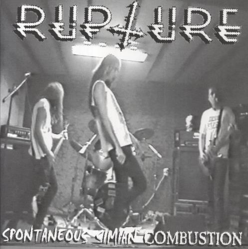 Rupture Spontaneous Simian Combustion - Yellow Vinyl 7" vinyl single (7 inch record / 45) German 6ZR07SP835075