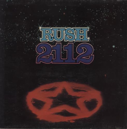 Rush 2112 [Twenty One Twelve] - VG vinyl LP album (LP record) UK RUSLPTW662524