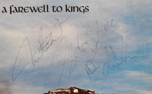 Rush A Farewell To Kings + Ticket Stub & Fully Signed tour programme UK RUSTRAF726184
