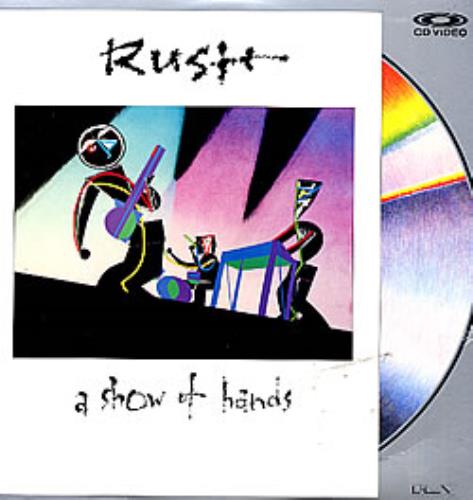 Rush A Show Of Hands - 12" Size Cd Video Disc laserdisc / lazerdisc US RUSLZAS123840