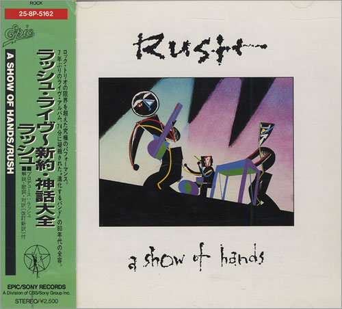 Rush A Show Of Hands CD album (CDLP) Japanese RUSCDAS104246