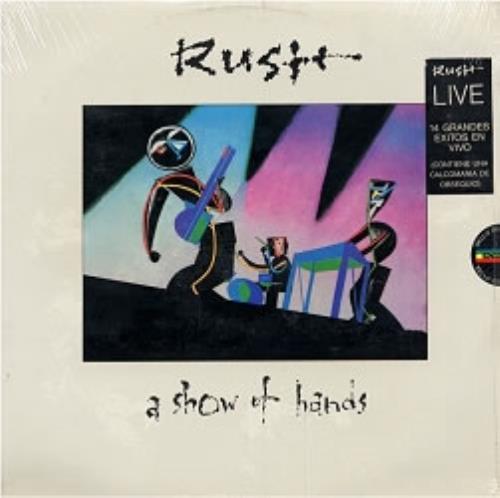 Rush A Show Of Hands 2-LP vinyl record set (Double LP Album) Venezuelan RUS2LAS180723
