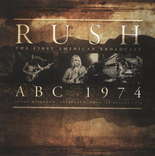 Rush ABC 1974 2-LP vinyl record set (Double LP Album) UK RUS2LAB867394