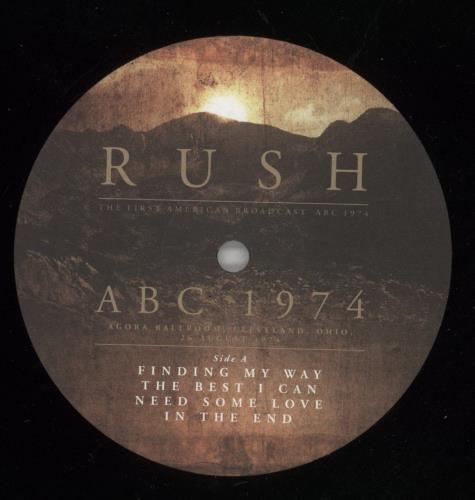 Rush ABC 1974 2-LP vinyl record set (Double LP Album) UK RUS2LAB867394