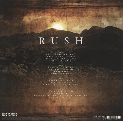 Rush ABC 1974 2-LP vinyl record set (Double LP Album) UK RUS2LAB867394