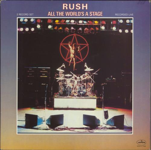 Rush All The World's A Stage - VG 2-LP vinyl record set (Double LP Album) US RUS2LAL779502