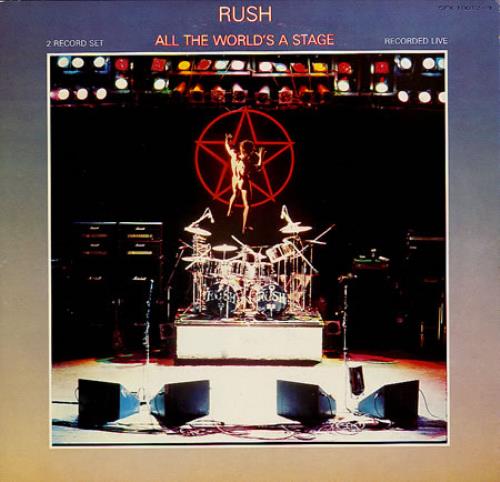 Rush All The World's A Stage 2-LP vinyl record set (Double LP Album) Japanese RUS2LAL349470