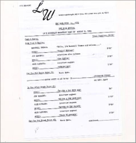 Rush BBC Rock Hour vinyl LP album (LP record) US RUSLPBB213861