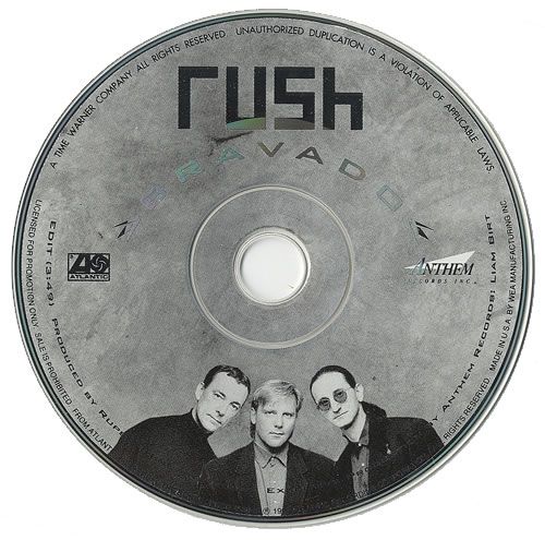 Rush Bravado CD single (CD5 / 5") US RUSC5BR217699