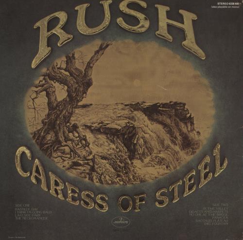 Rush Caress Of Steel - VG vinyl LP album (LP record) Dutch RUSLPCA882496